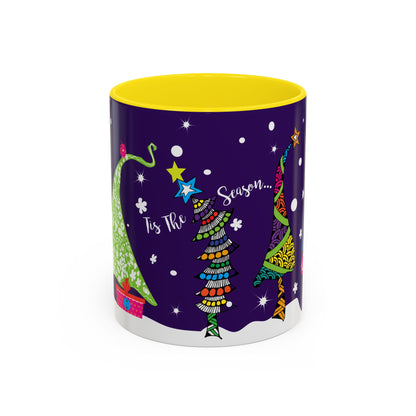 Holiday Trees Accent Coffee Mug (11, 15oz)