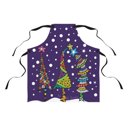 3 Holiday Trees Apron