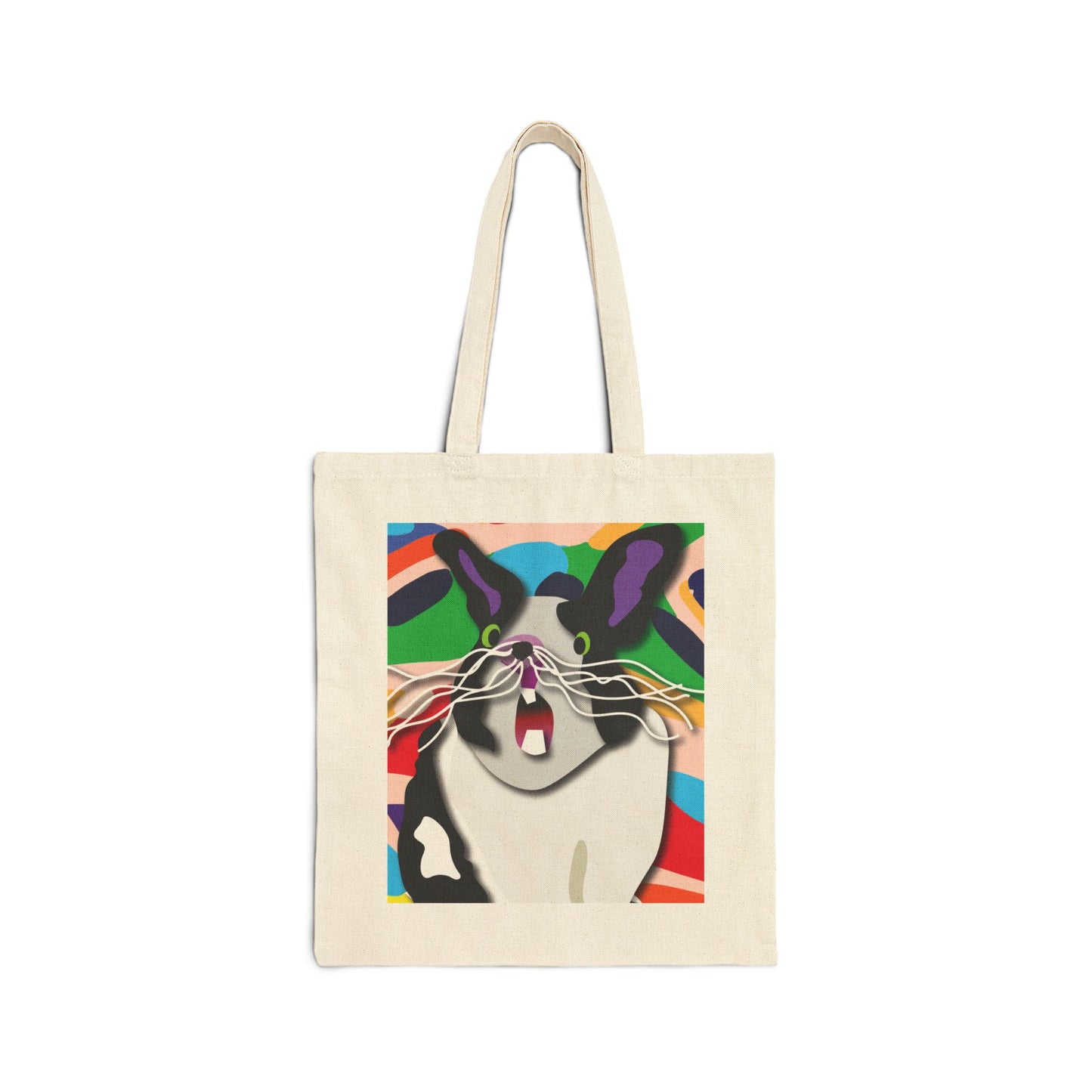 Frogilicious Cotton Canvas Tote Bag