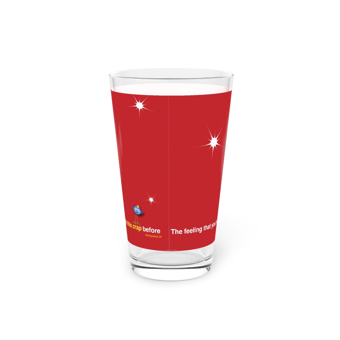 Deja Poo Pint Glass, 16oz