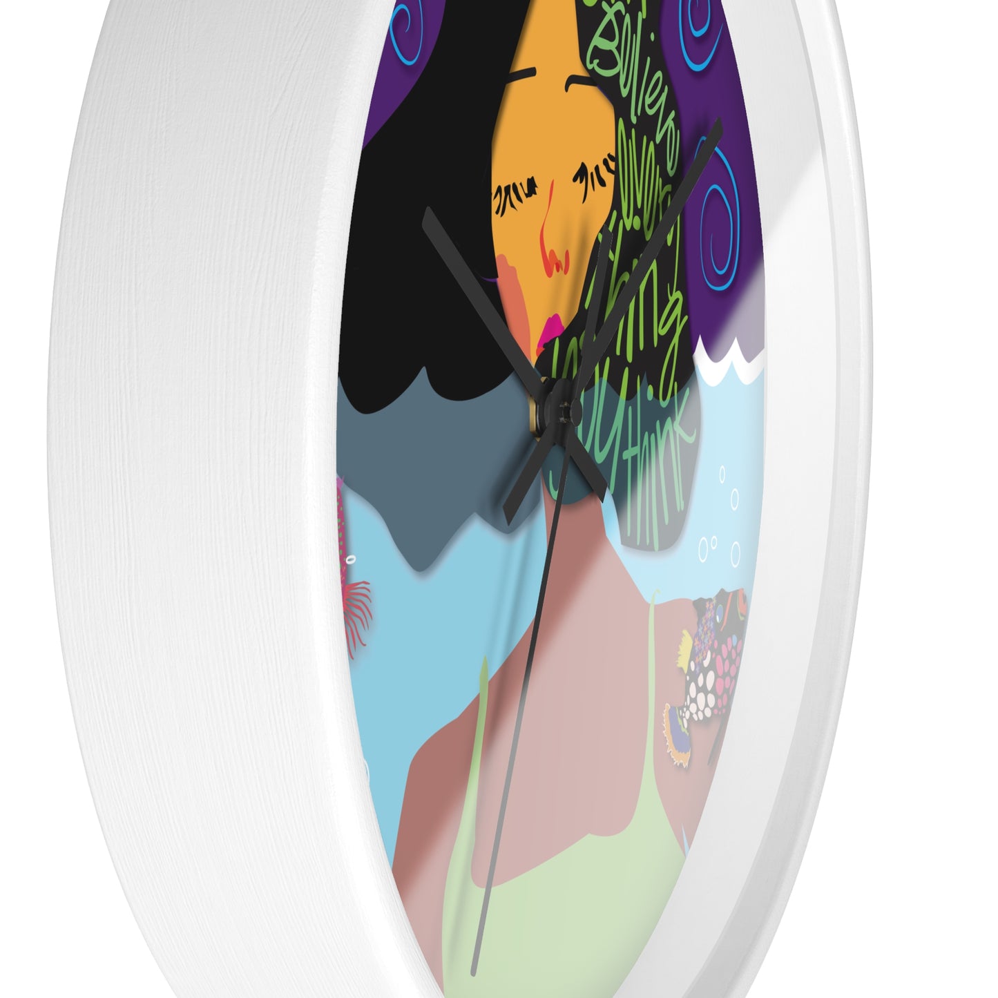 Grow Where You're Planted Wall Clock