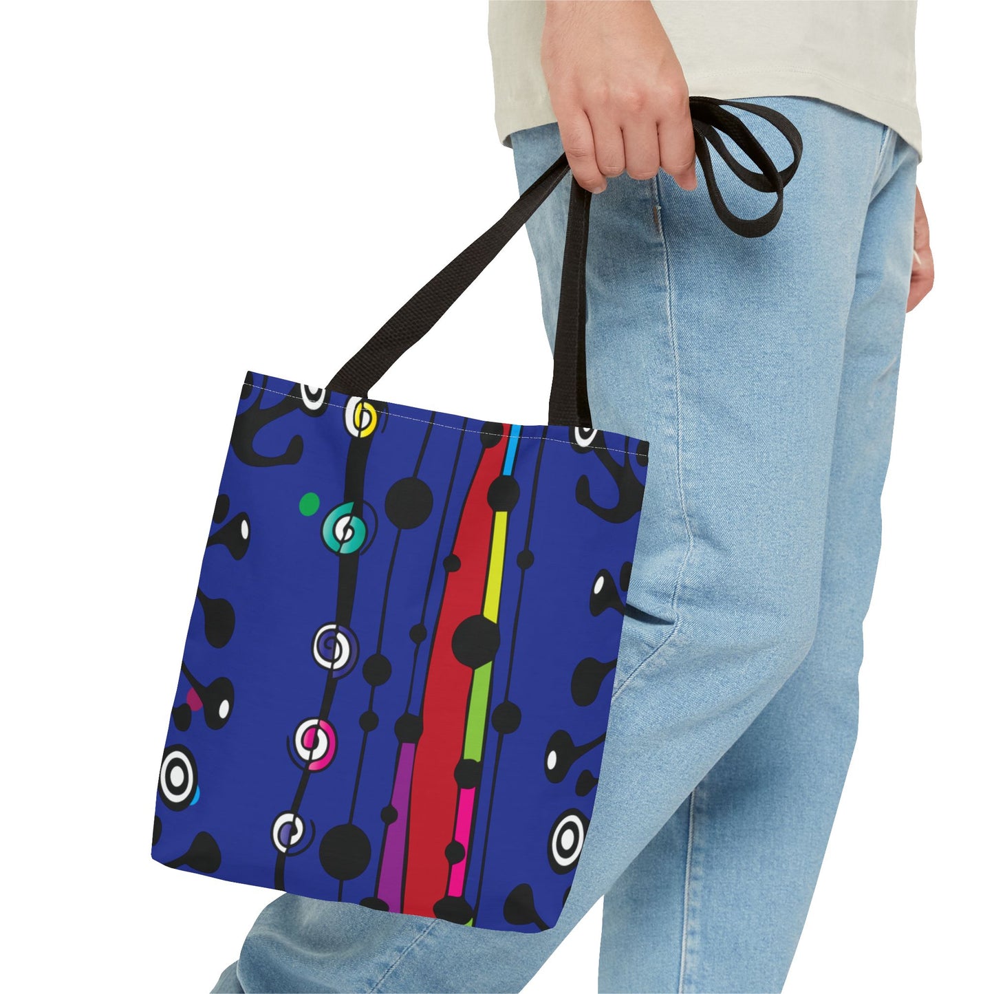 Blue Groove Tote Bag