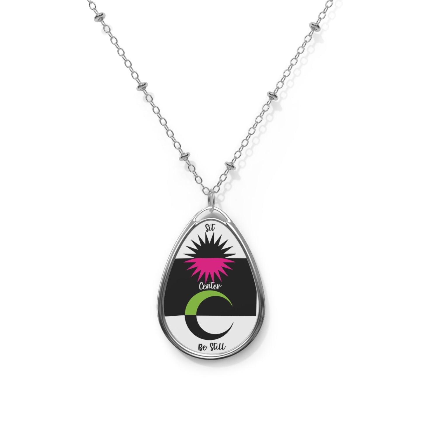 Sit Center Oval Necklace