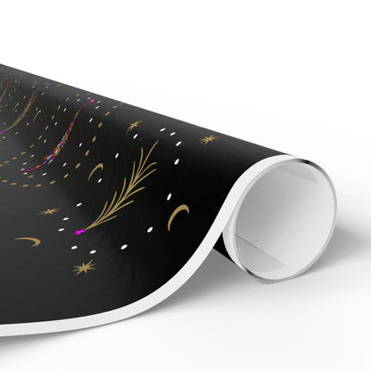 Circle trees Holiday Trees Wrapping Papers