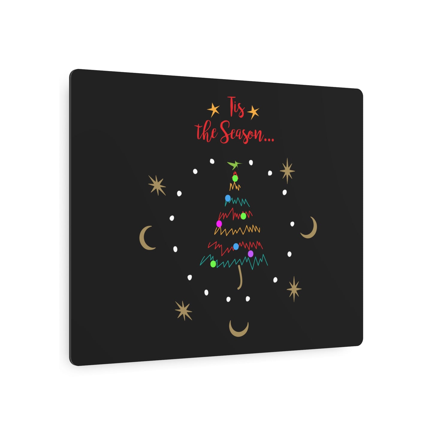 Tis the Season Metal Art Sign