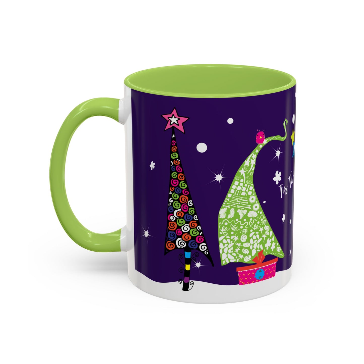 Holiday Trees Accent Coffee Mug (11, 15oz)