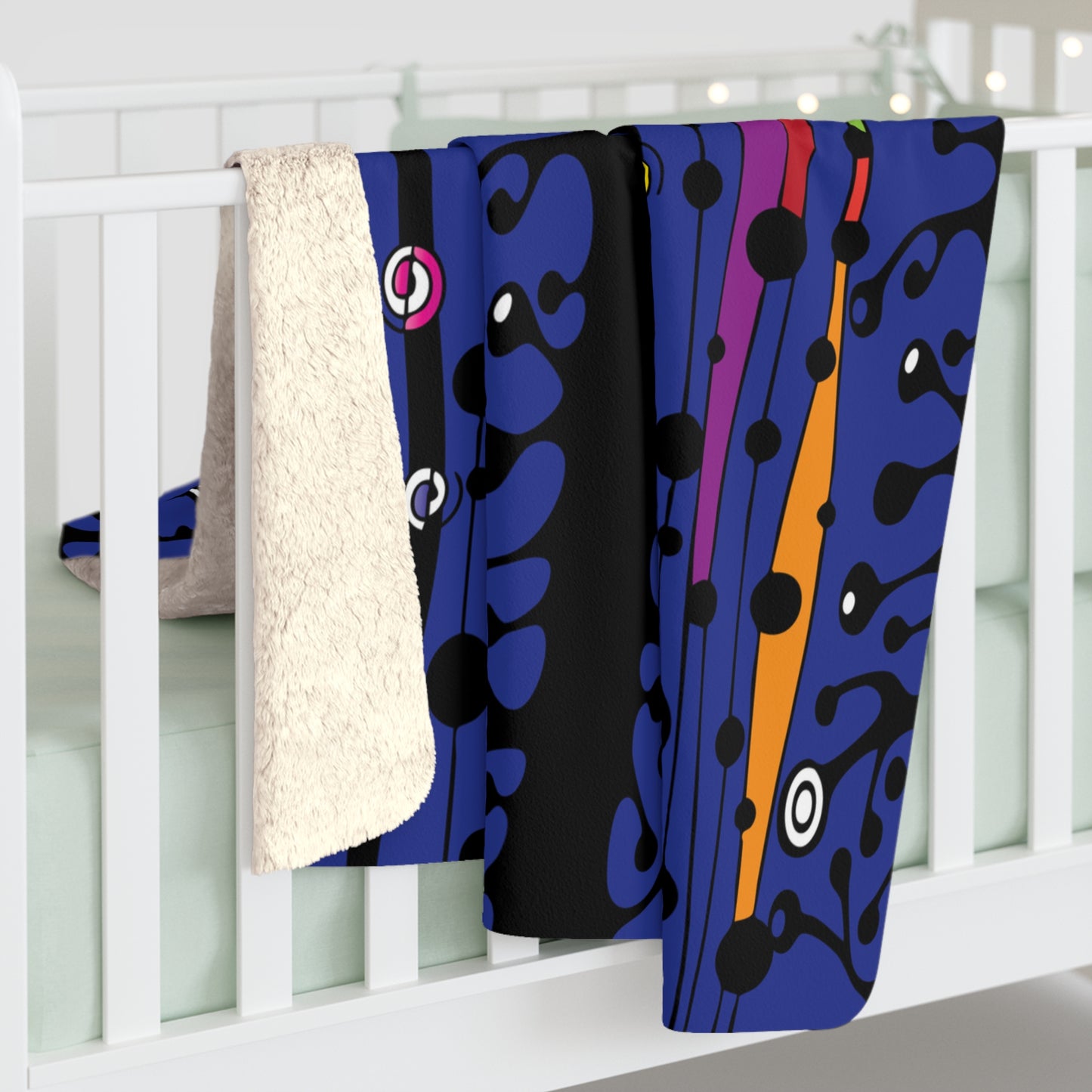 Blue Groove Sherpa Fleece Blanket