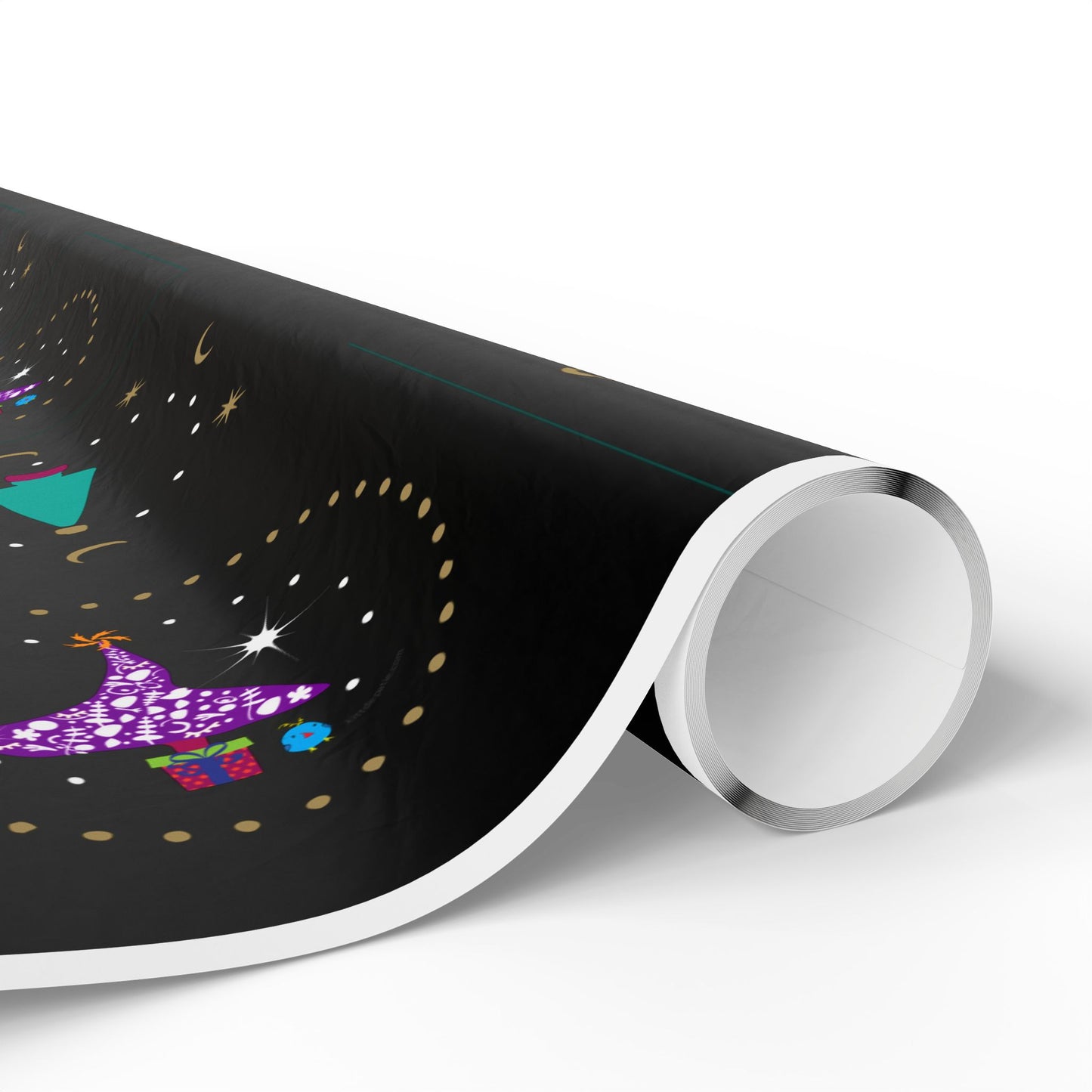 Circle trees Holiday Trees Wrapping Papers