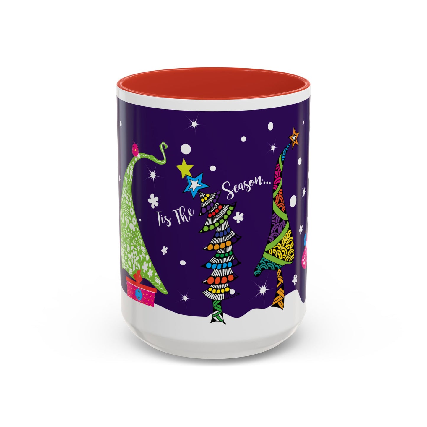 Holiday Trees Accent Coffee Mug (11, 15oz)