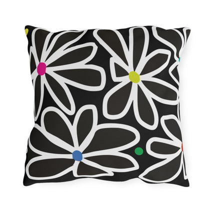 Summer Flower Love Outdoor Pillows