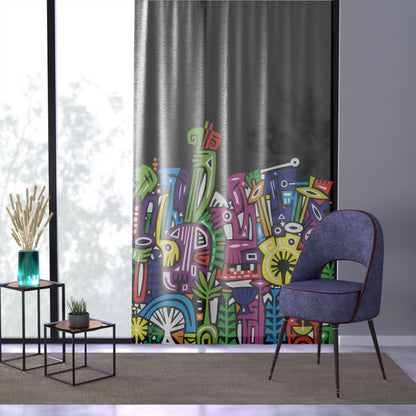 City Escape Window Curtain