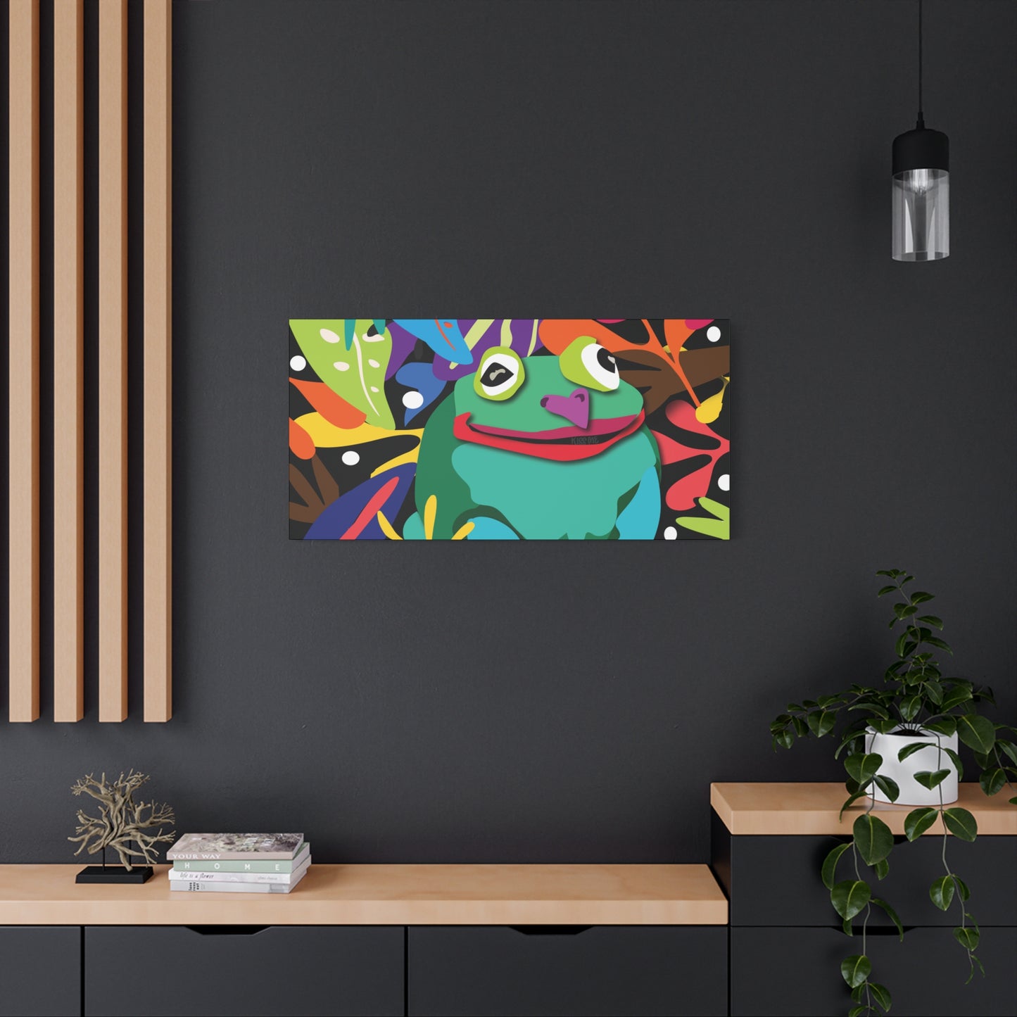 Frogalicous Matte Canvas, Stretched, 1.25"