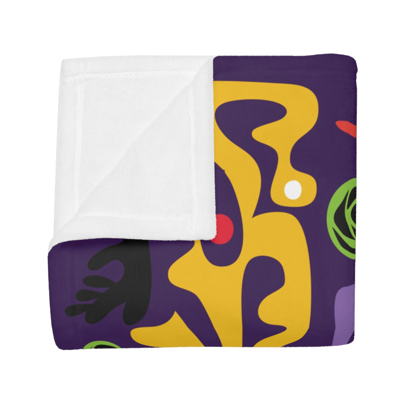 Pop Geometry Plush Fleece Blanket