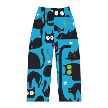 Blue Wicked Whiskers  Women's Pajama Pants