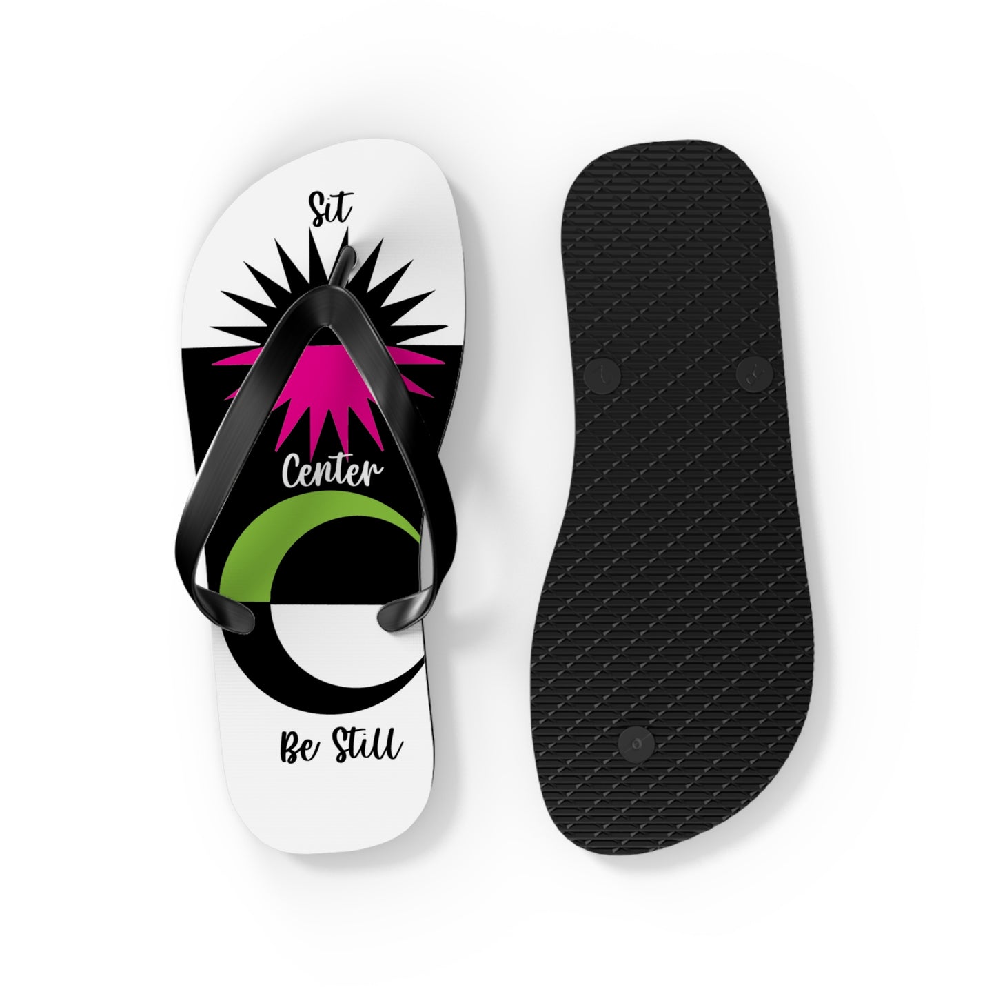 I Love Yoga Flip Flops