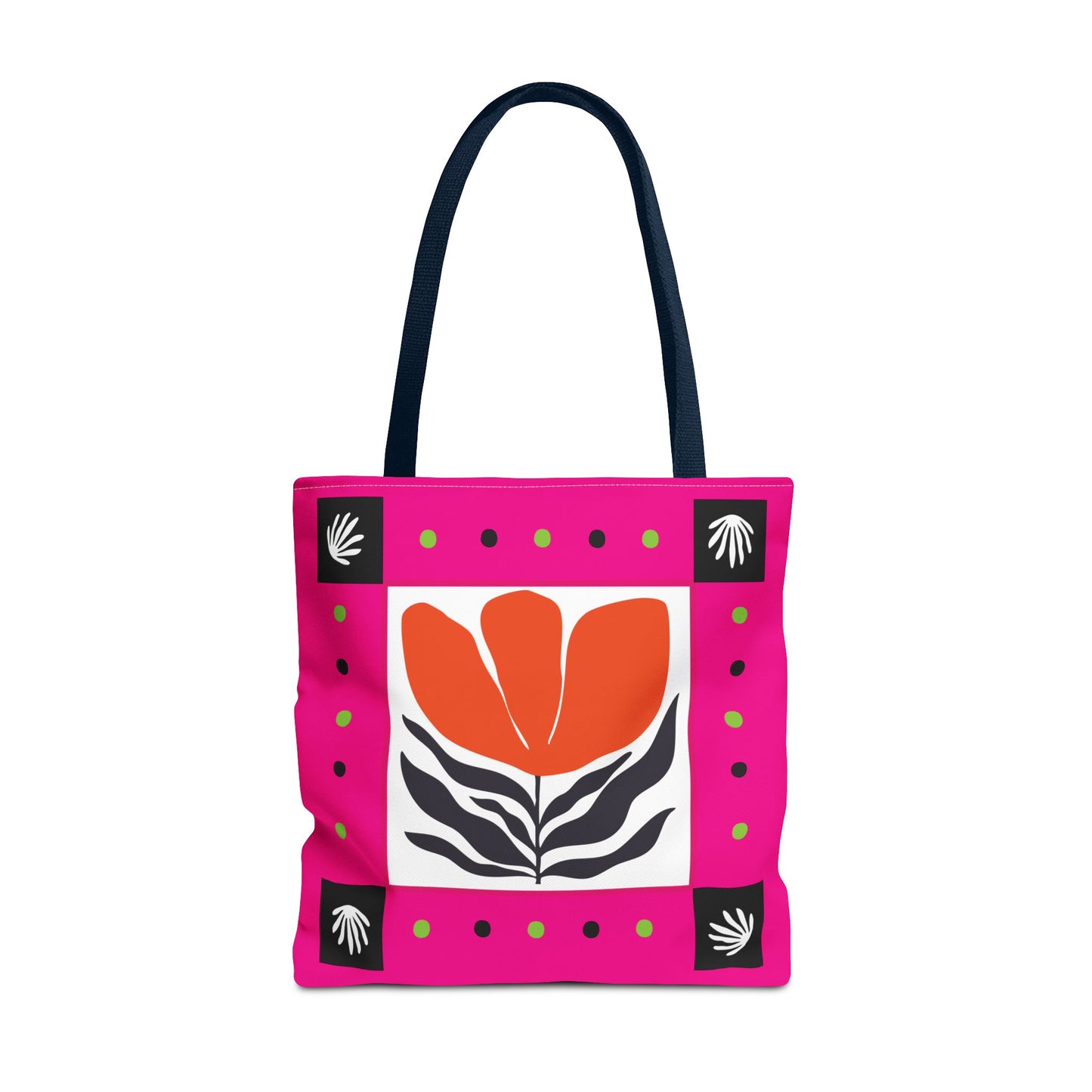 Orange Petal Pop Tote Bag