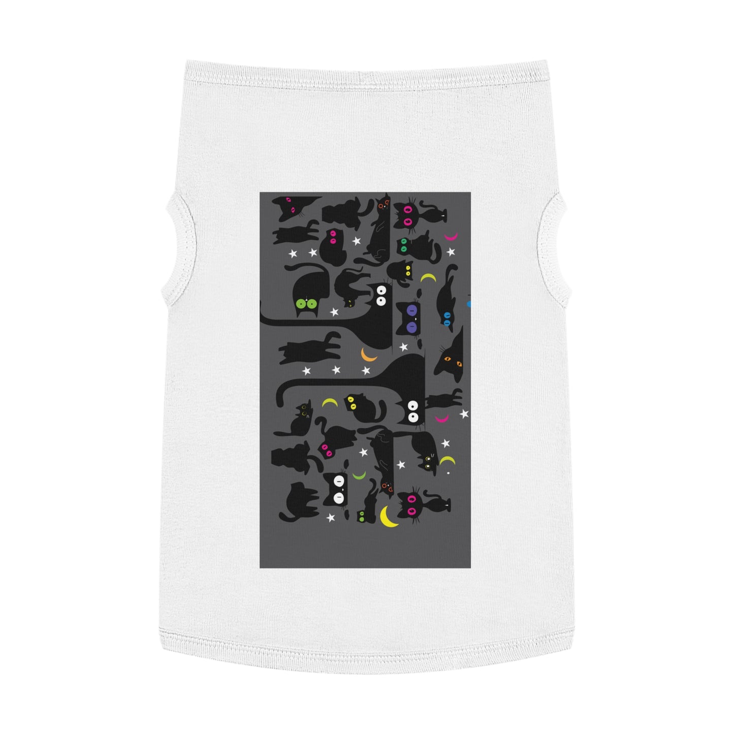 Grey Wicked Whiskers Pet Tank Top