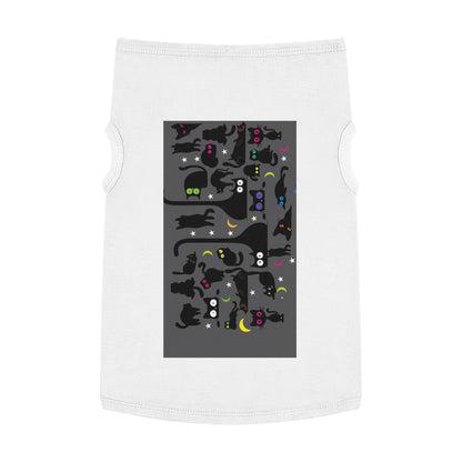 Grey Wicked Whiskers Pet Tank Top
