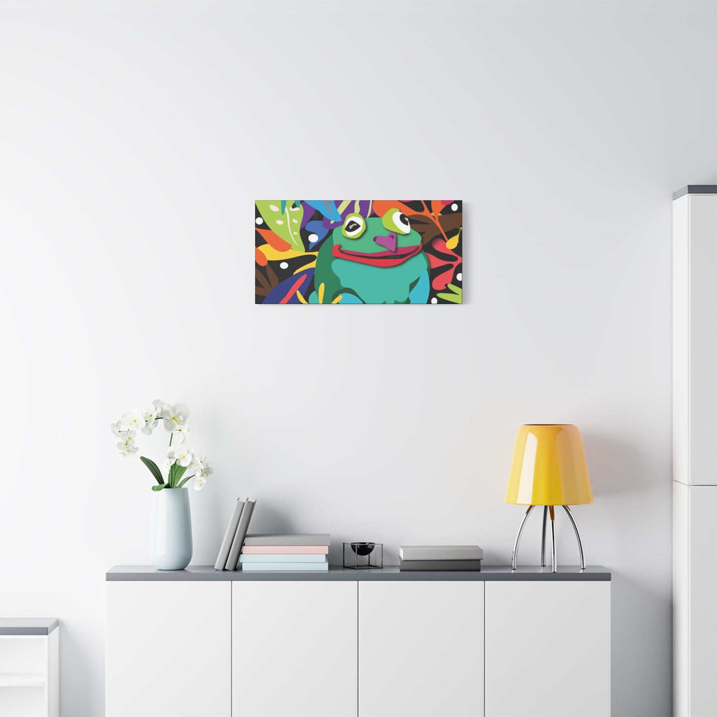 Frogalicous Matte Canvas, Stretched, 1.25"