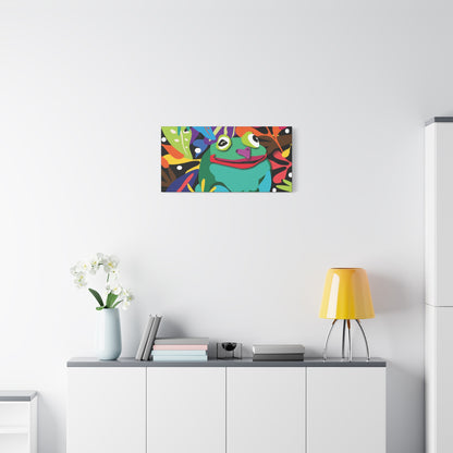 Frogalicous Matte Canvas, Stretched, 1.25"
