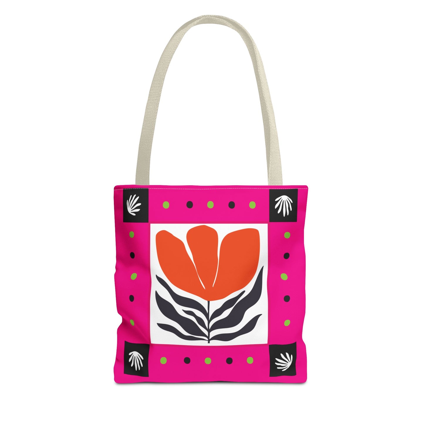 Orange Petal Pop Tote Bag