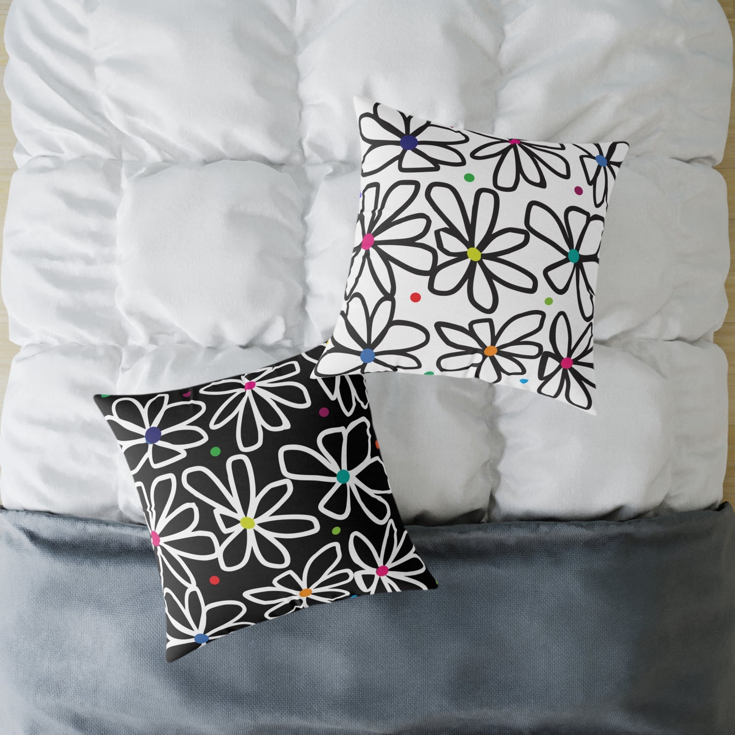 Square Poly Canvas Pillow