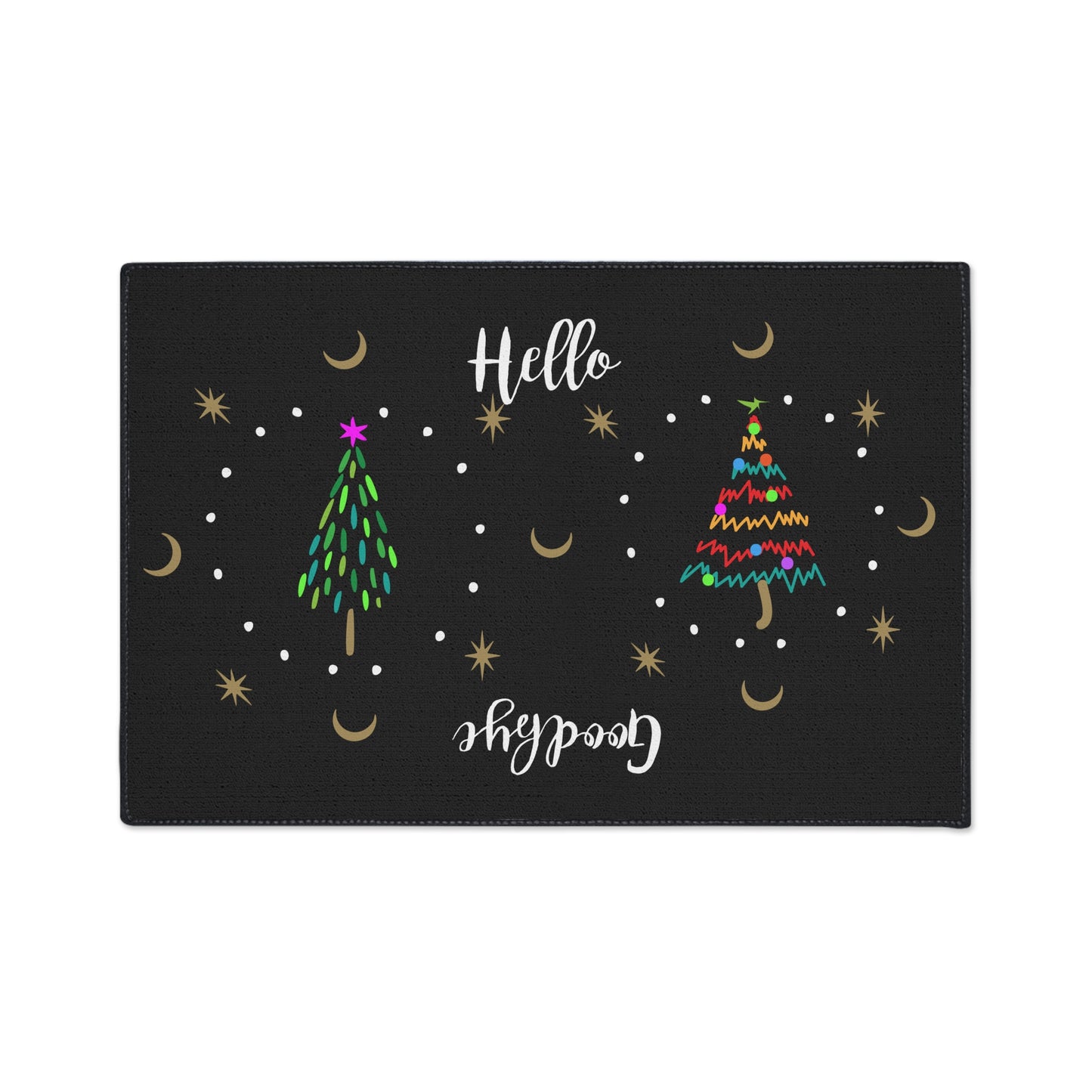 3 Trees Holiday Heavy Duty Floor Mat