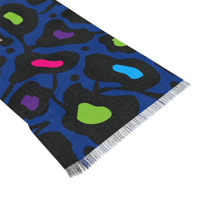 Bold Botanica (Blue) Light Scarf