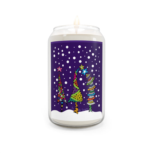 3 Trees Scented Soy Candles, 13.75oz