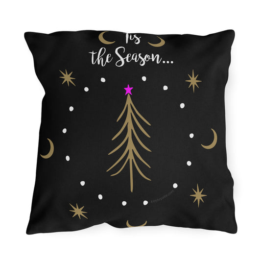 Single Tree Holiday Outdoor Pillows