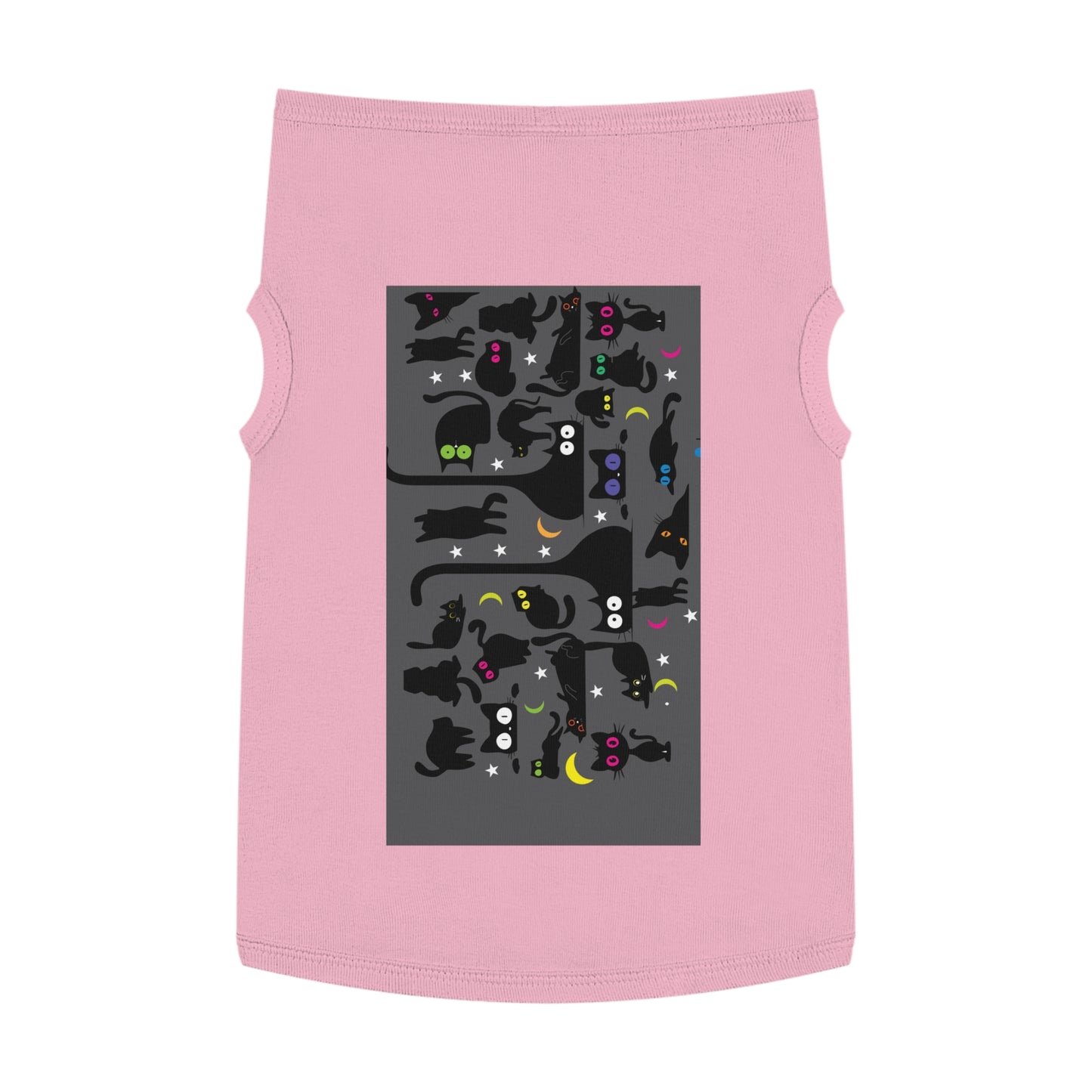 Grey Wicked Whiskers Pet Tank Top