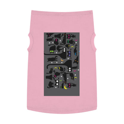 Grey Wicked Whiskers Pet Tank Top