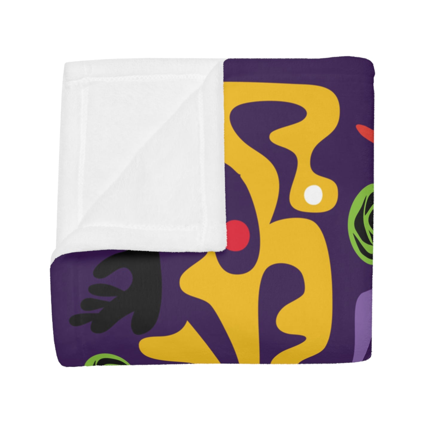 Pop Geometry Plush Fleece Blanket