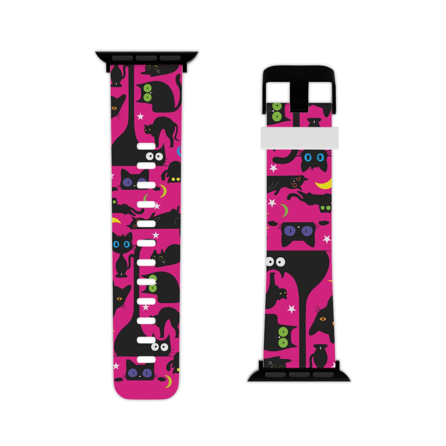Pink Wicked Whiskers  Watch Band for Apple Watch