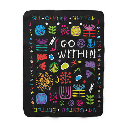 Go Within Sherpa Fleece Blanket