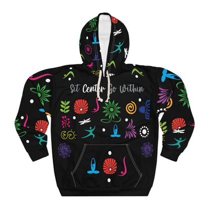 I Love Yoga Unisex Pullover Hoodie