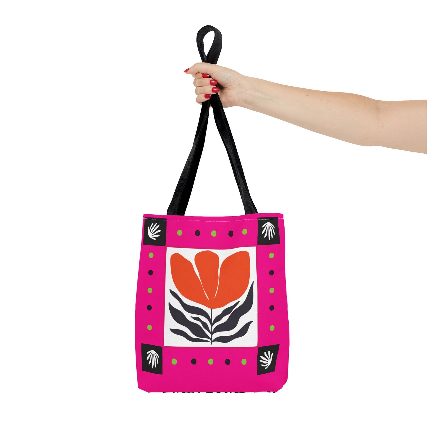 Orange Petal Pop Tote Bag