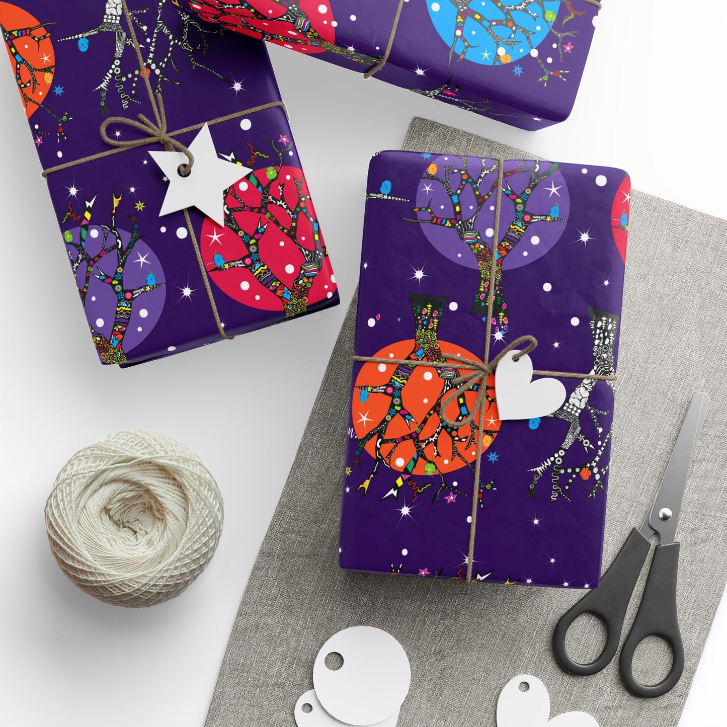 Holiday Trees Wrapping Papers
