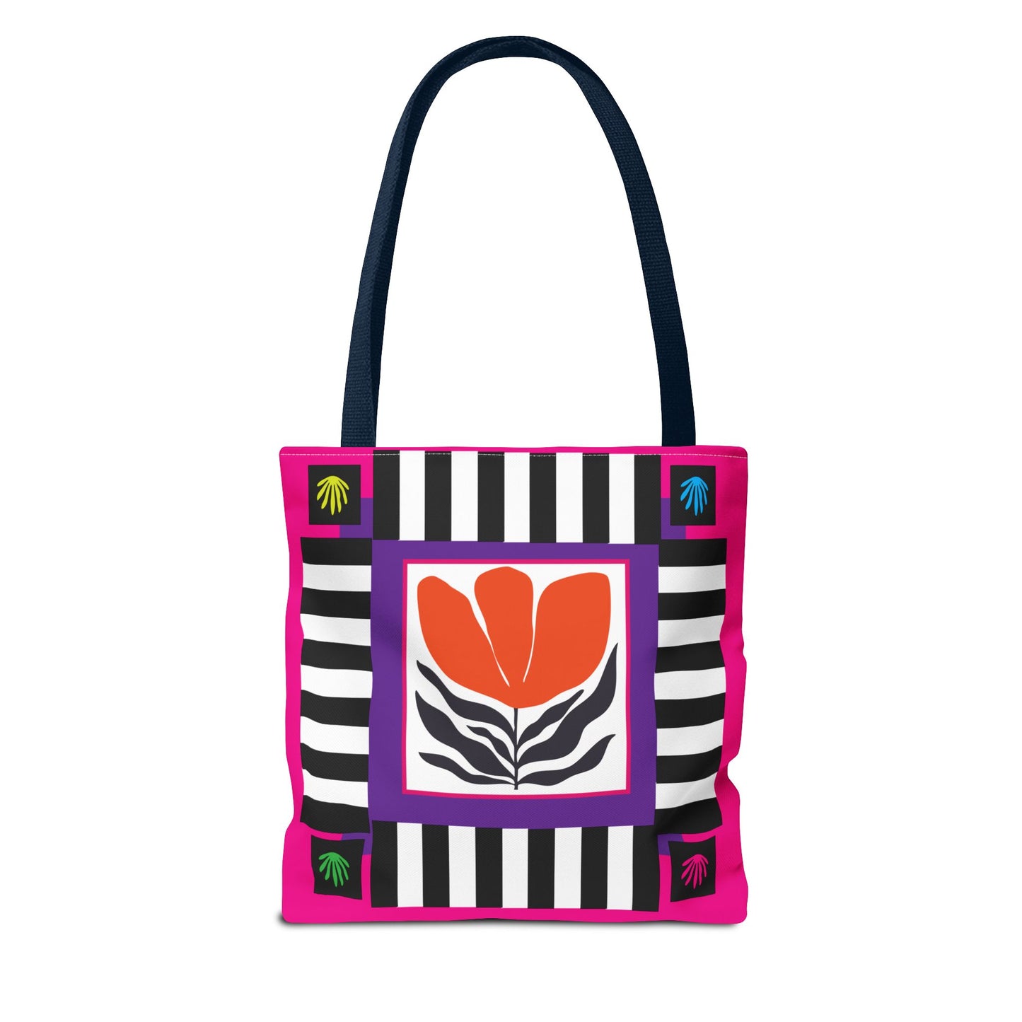 Orange Petal Pop Tote Bag