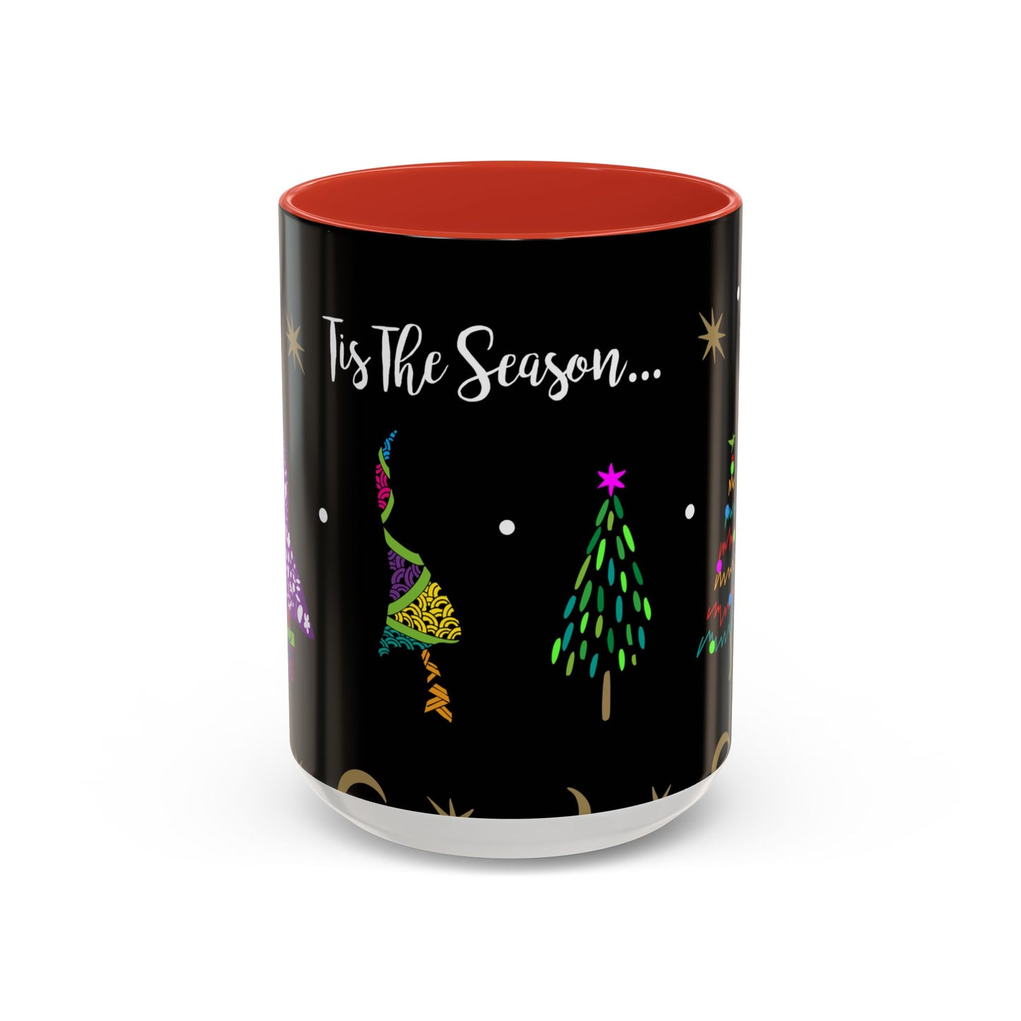 Many Colorful  Trees Accent Coffee Mug (11, 15oz)