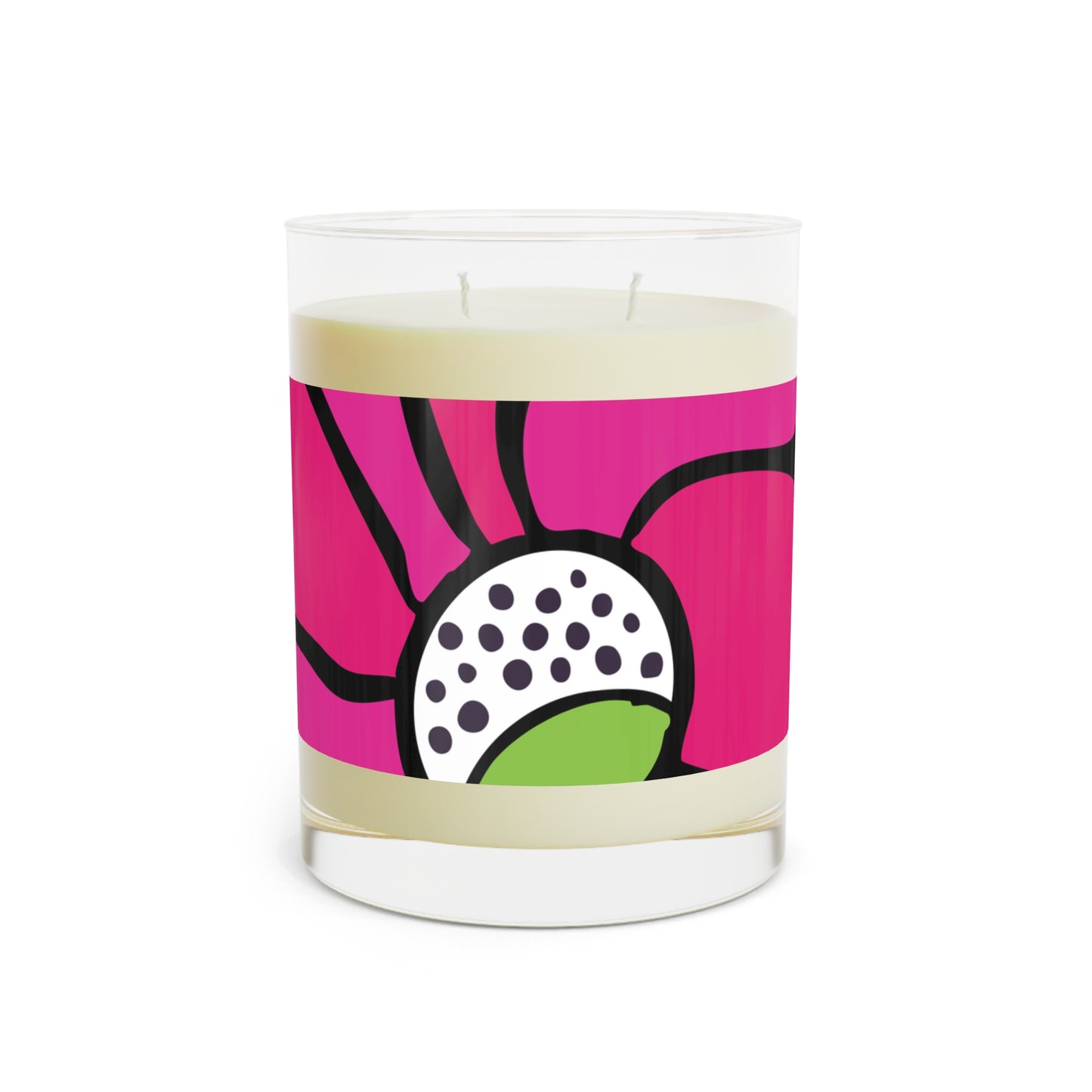 Bloom Noir Scented Candle - Full Glass, 11oz
