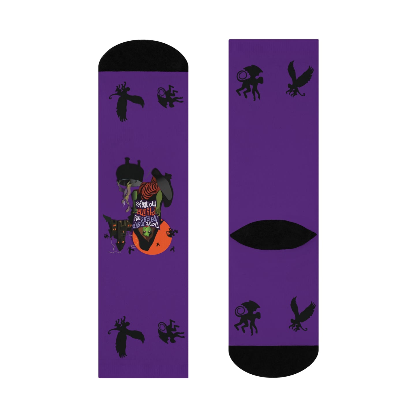 Flying Monkeys Cushioned Crew Socks