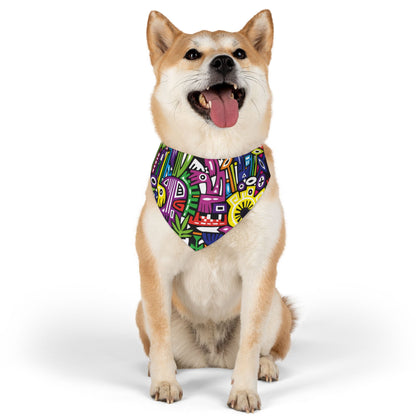 City escape Pet Bandana Collar