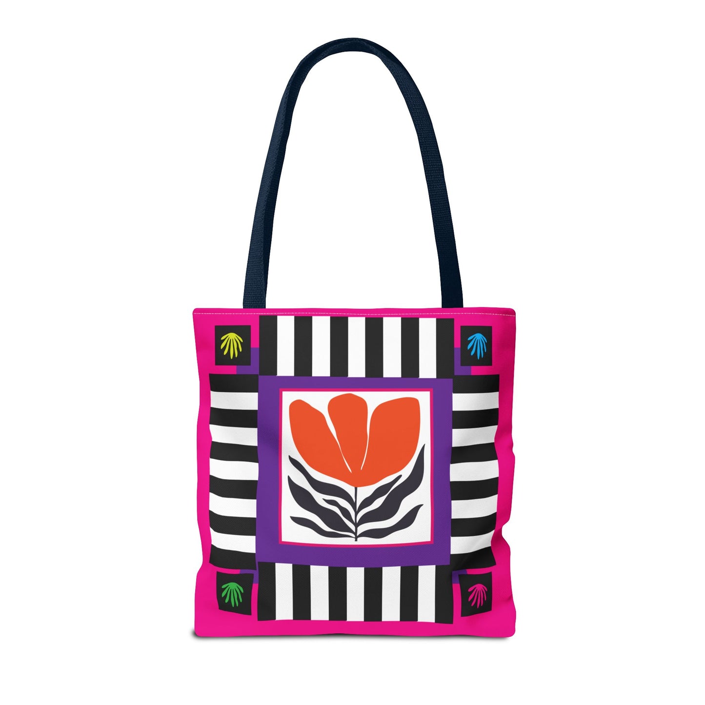 Orange Petal Pop Tote Bag