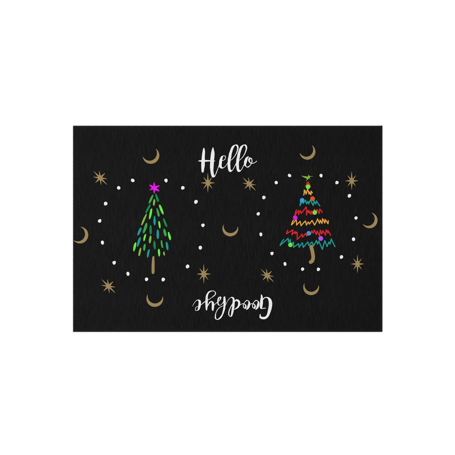 Holiday Tree Outdoor Rug