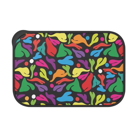 Flower Party  Bento Box with Band and Utensils