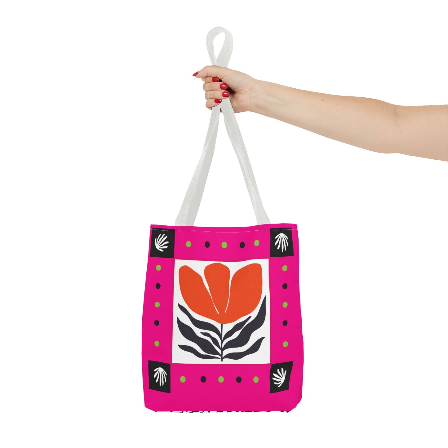 Orange Petal Pop Tote Bag