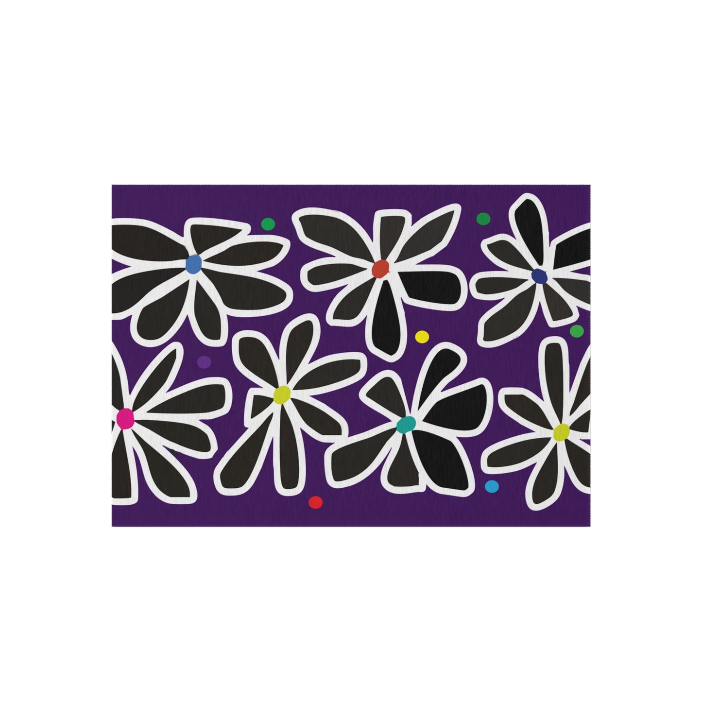 Summer Flower Love Outdoor Rug