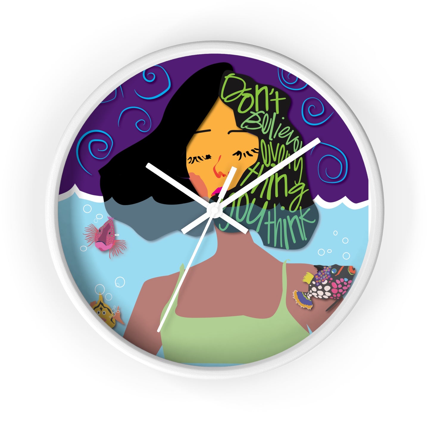 Grow Where You're Planted Wall Clock