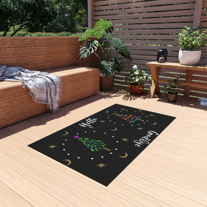 Holiday Tree Outdoor Rug